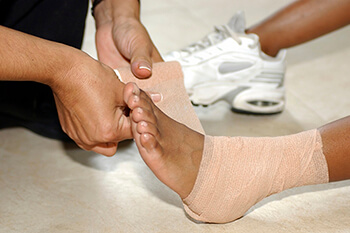 Sprained ankle treatment in the Marlton, NJ 08053 area